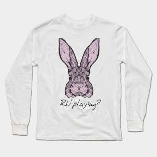 Rabbits RU Playing 2 Long Sleeve T-Shirt